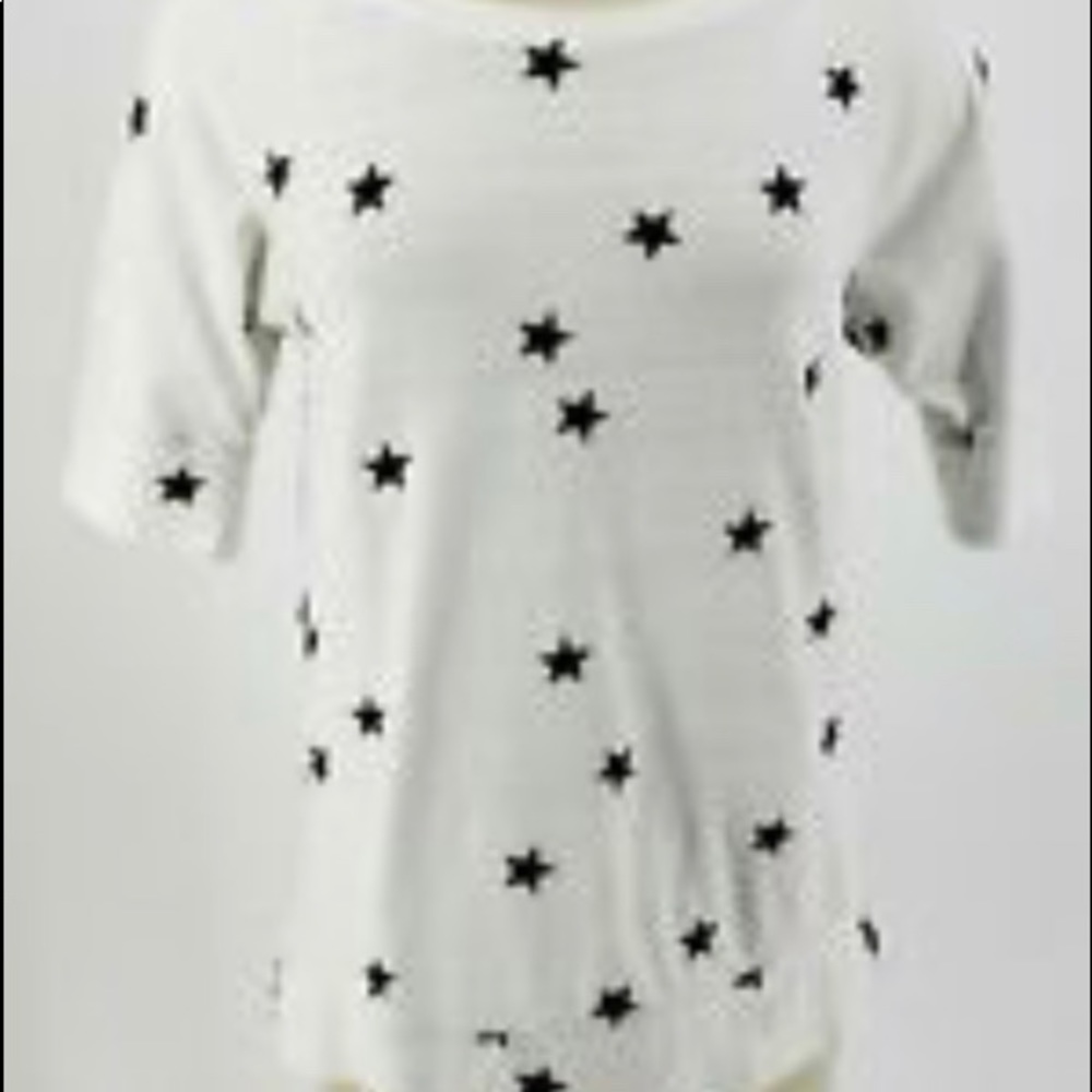 Loft white star top